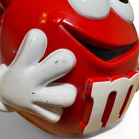 VTG M&M's Red Devil Halloween Candy Pail Container 1999 - Picture 5 of 8